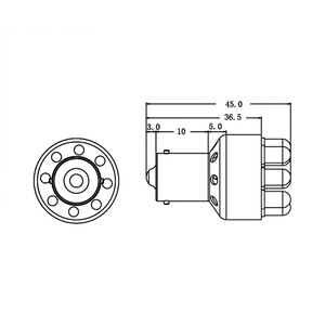 Luz trasera halógena y LED de pitido inverso inteligente universal con 1156 P21W para camión, luz de freno trasera, roja - Product Image 3