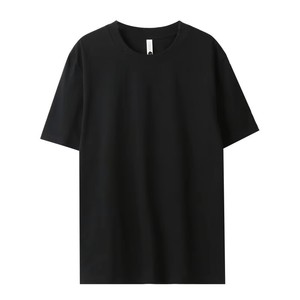 T-shirt unisexe surdimensionné en coton tricoté 100 % personnalisé OEM/ODM, avec logo sérigraphié, col rond, manches courtes, haute qualité - Product Image 2