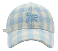 Gorra de Béisbol con Visera a Cuadros Multicolor, Logotipo 3D en Relieve, Textura de Lino Suave, Protección Solar, Casual para Mujer, Venta al Por Mayor