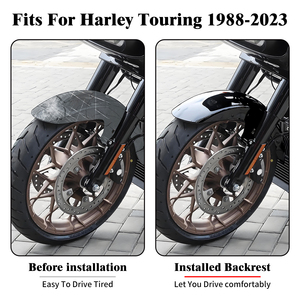 Guardabarros Delantero de 19'' para Harley Touring <span class=keywords><strong>Electra</strong></span> <span class=keywords><strong>Glide</strong></span> Road King FLHTK FLHR <span class=keywords><strong>CVO</strong></span> 1988-2023 - Product Image 6
