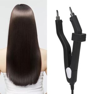 Outil professionnel réglable pour extensions capillaires, <span class=keywords><strong>fer</strong></span> chauffant <span class=keywords><strong>à</strong></span> température variable, connecteur facile <span class=keywords><strong>à</strong></span> nettoyer, élégant pour salon (prise US Chine) - Product Image 2