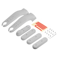 Kit de Cubierta de Horquilla Delantera para Patinete Eléctrico Xiaomi M365 1S Pro Pro2, Cubierta Protectora de Horquilla, Reflector, Piezas de Repuesto