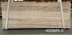 Dalle de travertin d'usine Italie Lane Crawford Dalle Planchers en pierre naturelle imperméables Projet de villa romaine polie aiguisée coupée à la taille - Product Image 4