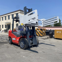 Chariot élévateur diesel hydraulique de 3 tonnes, chariot élévateur industriel lourd à contrepoids, chariot élévateur diesel pour entrepôt, logistique portuaire