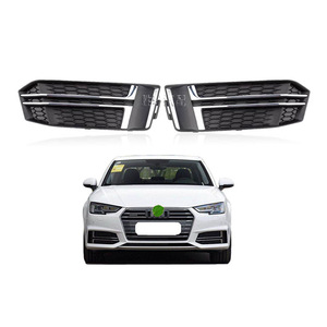 B9 A4L Audi 2017-2019รุ่น Sport Edition กันชนหน้ากระจังหน้ารังผึ้งล่างอะไหล่พลาสติก ABS - Product Image 4