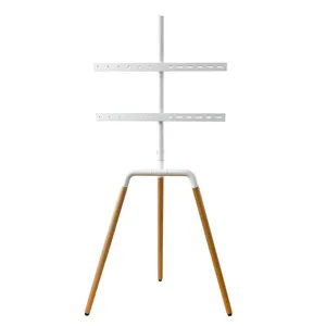 Support de télévision flottant artistique de luxe, dernier Design, trépied de 65 pouces, pour la maison et le bureau