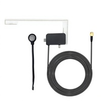 Antenne de navigation GPS active étanche avec connecteur mâle RP-SMA, support adhésif en acier inoxydable pour suivi de véhicules ANT-DAB-03