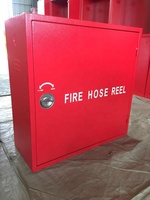 Boîte à enrouleur de tuyau d'incendie rouge à porte pleine, 30 mètres, armoire de lutte contre l'incendie
