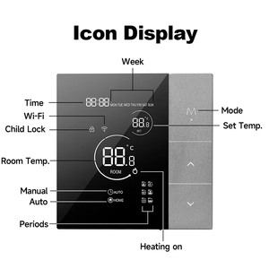 Comfurter lập trình tuya gas nồi hơi tuya tản nhiệt Nhà Kỹ thuật số sưởi ấm nhiệt wifi thông minh cho sàn sưởi ấm - Product Image 2