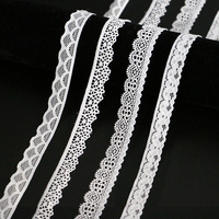 Ruban de garniture en dentelle française élastique étroite personnalisée pour sacs à coudre et artisanat-certifié OEKO-TEX