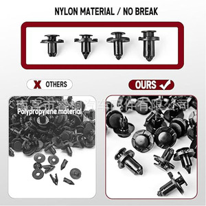 Clips de fixation de pare-chocs de type poussoir Shuangxuan 01553-05323, attaches automobiles en plastique pour Nissan Infiniti - Product Image 4