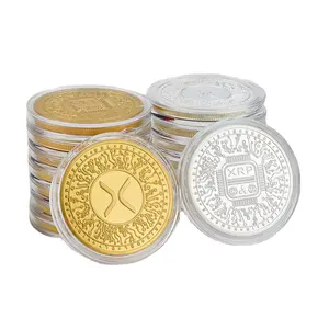 Moneda de desafío personalizada de metal 3D conmemorativa en blanco latón oro plata para grabado láser