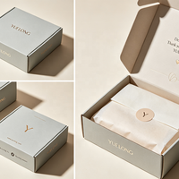 Boîte cadeau écologique personnalisée pour cosmétiques, emballage en carton ondulé pour produits de soin de la peau et de beauté