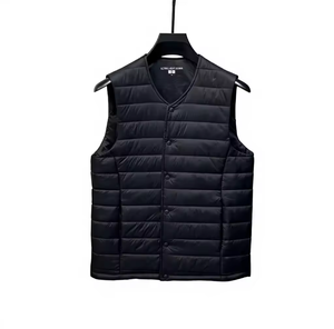 Wholesale custom logo men's and women's lightweight down vest for warmth, windproof, and casual winter sleeveless jacket - Product Image 2