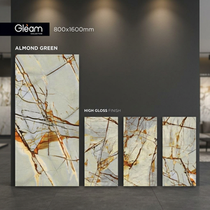 Baldosas de porcelana cerámica tipo terrazo Argos Grey de 800x1600 mm con superficie gris para proyectos de pavimentación de infraestructuras - Product Image 4