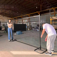 Panneau galvanisé à chaud Construction mobile Clôture temporaire Clôture extérieure