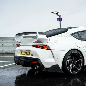 สปอยเลอร์หลังคาคาร์บอนไฟเบอร์คุณภาพสูงสำหรับ Toyota Supra A90 ปี 2019-2020 ปีกหลังฝากระโปรงท้าย ครอบฝากระโปรงท้าย สไตล์ Streethunter - Product Image 6