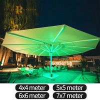 Auvent de terrasse extérieur mobile de grande taille, imperméable, résistant au vent, de haute qualité, pour les événements de restaurant, les places de marché