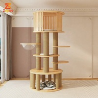 Arbre à chat en bois avec griffoir en sisal, structure d'escalade pour chat, vente en gros d'usine, Tian Ta Pet Products