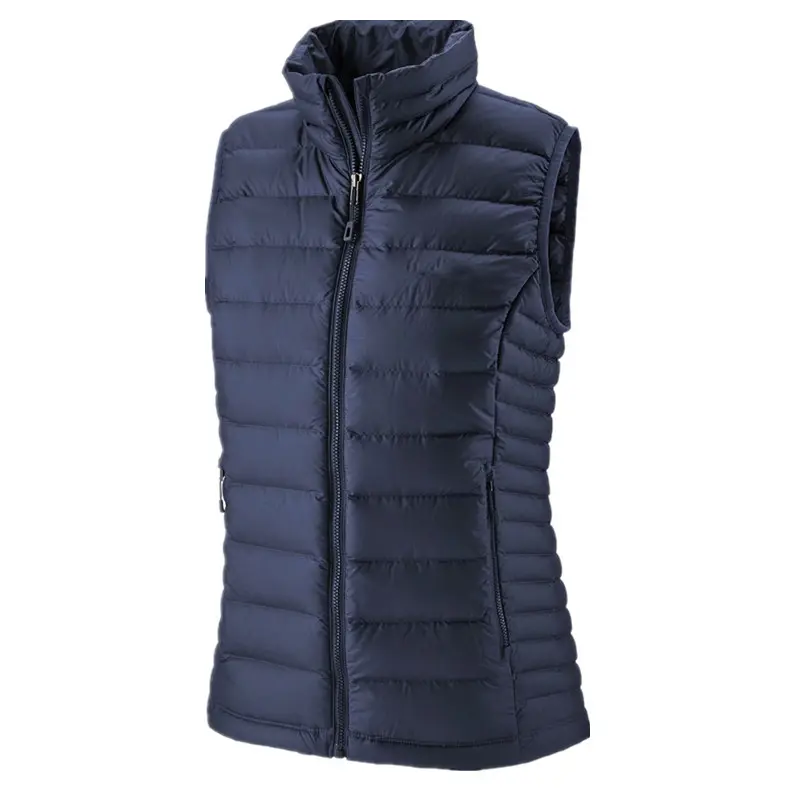 Conception de gros en vrac personnalisé femmes gilet en duvet gilet bouffant