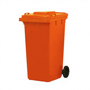 Contenedor de <span class=keywords><strong>Basura</strong></span> <span class=keywords><strong>con</strong></span> Ruedas de HDPE de Alta Resistencia, Contenedor de Residuos Comercial para Exteriores, Bote de <span class=keywords><strong>Basura</strong></span> <span class=keywords><strong>con</strong></span> <span class=keywords><strong>Pedal</strong></span> para Uso Municipal - Product Image 2