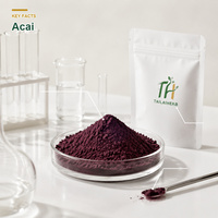 Poudre d'açaï lyophilisée de qualité supérieure pour formules cosmétiques et compléments alimentaires, açaï brut en vrac