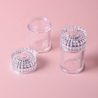 Flacons à pilules en plastique transparents en acrylique, vides, pour 30 comprimés de calcium, pour l'emballage de compléments alimentaires, capsules multivitaminées