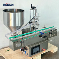 Machine de remplissage automatique de liquides à pompe à engrenages de petite taille pour bouteilles de boissons, cosmétiques, produits chimiques, eau – Haute précision, flexible
