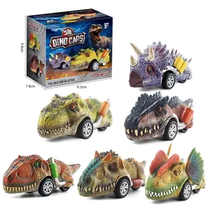 Amazon Vente à Chaud Amazon 6 PCS Pull Back Dinosaur Toy Pull Back Car Kid Toy Cars Vehicles Toys