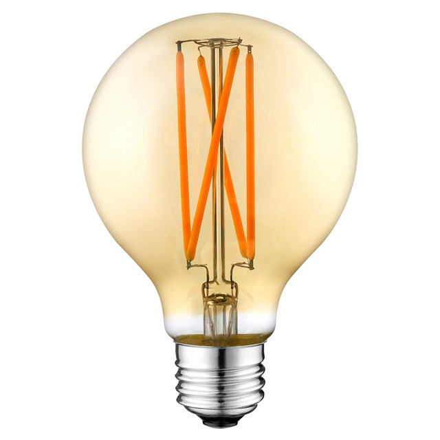 E27 B22 3 Volt Light Base Led Filament G80 Lamp Glass Cover Led Light Bulbs