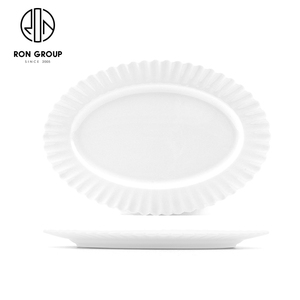 Utensilios <span class=keywords><strong>de</strong></span> cocina <span class=keywords><strong>de</strong></span> cerámica blanca no tóxica al por mayor, plato <span class=keywords><strong>de</strong></span> servicio <span class=keywords><strong>de</strong></span> comida <span class=keywords><strong>de</strong></span> postre ovalado <span class=keywords><strong>de</strong></span> 10/<span class=keywords><strong>12</strong></span>/14 pulgadas para <span class=keywords><strong>vajilla</strong></span> <span class=keywords><strong>de</strong></span> restaurante en casa - Product Image 4
