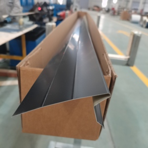 F8 F5 10 Fuß Schwarzer Aluminium-Tropfkantenstreifen - Product Image 4