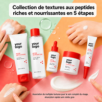 Coffret soin visage 5 en 1, hydratation intense, soin nourrissant, répond aux besoins quotidiens de soin de la peau, collagène, peptides, exosomes, soin pour peaux sensibles