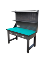Table de travail en acier établi électrique tables de travail robustes établi de laboratoire de garage établi en acier inoxydable pour la réparation