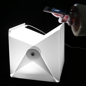 เต็นท์ถ่ายภาพพับได้ขนาด 25 ซม. แบบพกพา พร้อมชุดกล่องไฟเสริมที่สะดวกสบาย อุปกรณ์เสริมที่จำเป็นสำหรับการถ่ายภาพในสตูดิโอ - Product Image 5