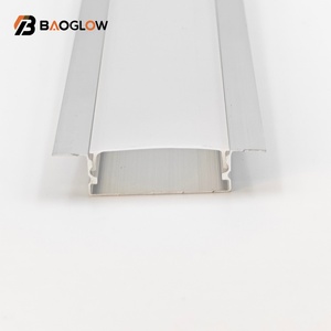 โปรไฟล์อะลูมิเนียมแบบไม่มีร่องสำหรับไฟ LED แบบติดหลัง ขนาด 30*10 ซม. พร้อมฝาครอบกระจายแสงแบบใสและแบบขุ่น  ลดราคาพิเศษ - Product Image 3