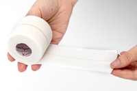 Bande adhésive en coton élastique premium à l'oxyde de zinc, respirante, sans latex, hydrofuge, pour le soutien articulaire sportif et la fixation des blessures