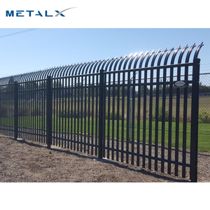 Valla de Jardín de Hierro Forjado Oriental con Parte Superior Curva de Acero de Alta Seguridad, Gran Venta para Sudáfrica - Product Image 2