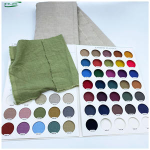 Personalizado al por mayor de alta calidad suave Premium <span class=keywords><strong>ropa</strong></span> italiana 55 <span class=keywords><strong>Lino</strong></span> 45 tela de algodón para <span class=keywords><strong>ropa</strong></span> - Product Image 2