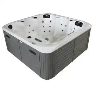 2022 Luxury Custom Outdoor Jet Massage Freestanding Tub Acrylic Whirlpool Spa Bathtub