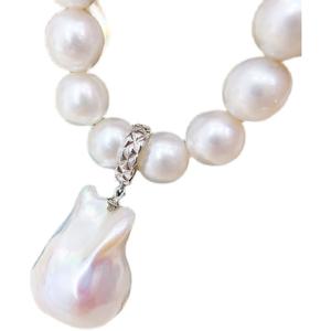 Accesorio de Plata S925 para DIY, Cuentas Redondas de 8-15 mm y Hebilla con Patrón de Flujo, con Bandeja Vacía 30681 para Perlas Sueltas - Product Image 5