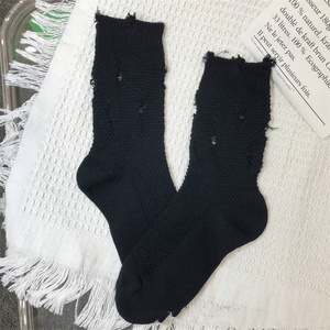 <span class=keywords><strong>Calcetines</strong></span> nuevos para mujer, <span class=keywords><strong>calcetines</strong></span> de mendigo <span class=keywords><strong>rotos</strong></span> de Color sólido, <span class=keywords><strong>calcetines</strong></span> transpirables de absorción de sudor, <span class=keywords><strong>calcetines</strong></span> de algodón de tubo - Product Image 5