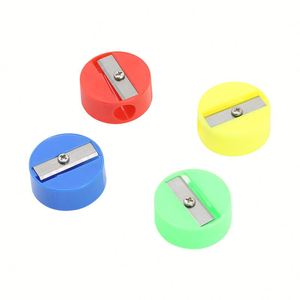 Taille-crayon à un trou en gros, design standard, en pot plastique, pour écoles et bureaux - Product Image 4