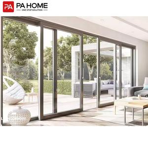 PA Designs Upvc Glissière Verre Ouragan Impact Fenêtres et Portes Coulissantes Fenêtre en Aluminium pour Maisons Balcon - Product Image 4