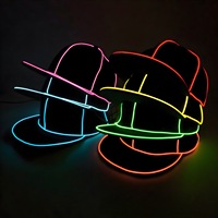 Gorra de Béisbol LED Luminosa en Oferta, Gorra Brillante para Fiestas, Halloween, Navidad, Año Nuevo, Acción de Gracias, Diwali, Graduación
