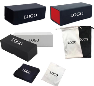 Lunettes semi-rigides de forme carrée, style simple, avec logo personnalisé et boîte sur mesure par <span class=keywords><strong>NWO</strong></span> - Product Image 4