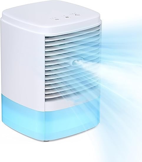 Evaporative Portable Air Cooler with Detachable Water Tank