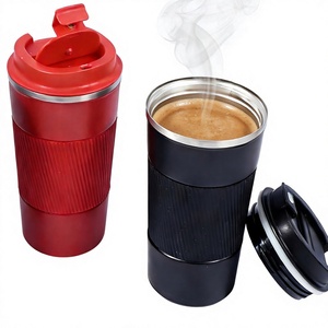 Tumbler da Viaggio in Acciaio Inox SUS304 a Prezzo Competitivo, 500ml/17oz, per <span class=keywords><strong>Auto</strong></span>, Ufficio, Campeggio e Conservazione Bevande - Product Image 1