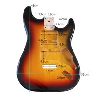 JELO ST 01 Electric Guitar Body Accessory DIY Poplar Aspen Wood 5.6 cm Stringed Instrument Parts Amplifier Modified Accessory