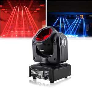 Luz móvil de haz Sunshine Stage de 60W con DMX512, activación por voz, iluminación de escenario para bodas, fiestas, bares y pubs. - Product Image 1